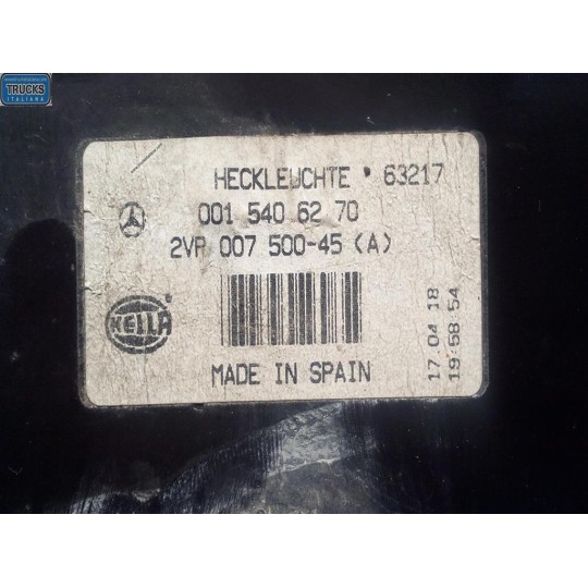 LEFT REAR LIGHT 
 MERCEDES-BENZ truck Actros euro 5 2008>2013 used