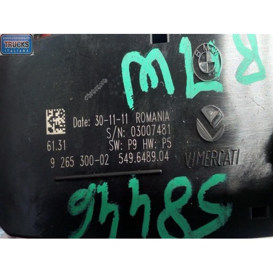 BLOCK LOGHTS  BMW Serie 1 (F20) 2011> used