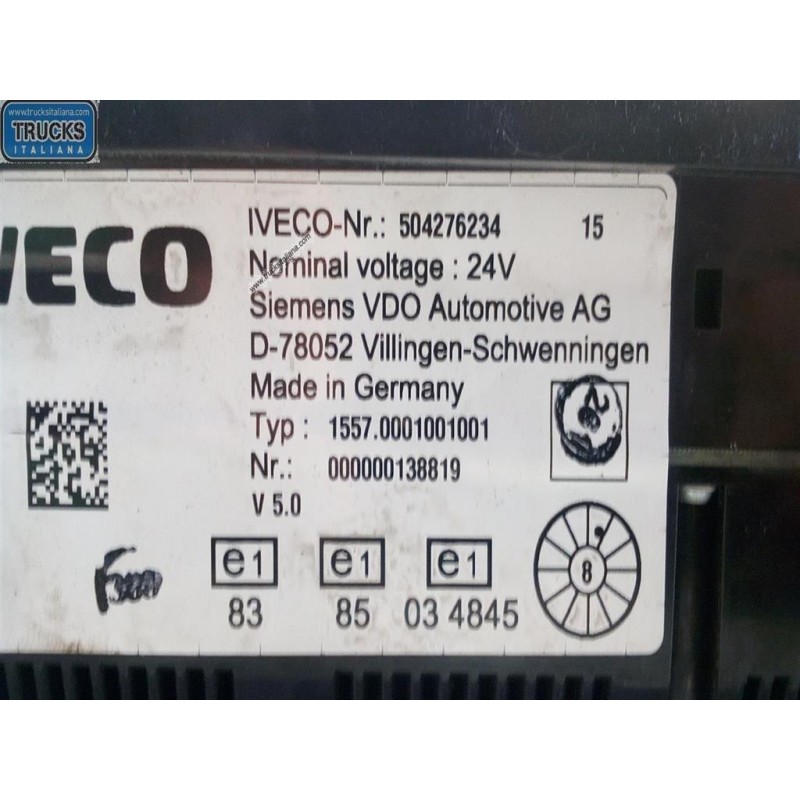 IVECO INSTRUMENT PANEL IVECO Stralis 2007>2013 used
