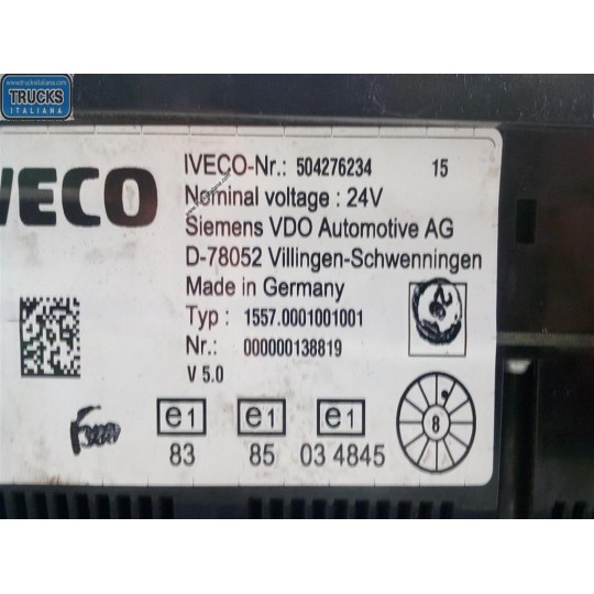 INSTRUMENT PANEL IVECO Stralis 2007>2013 used