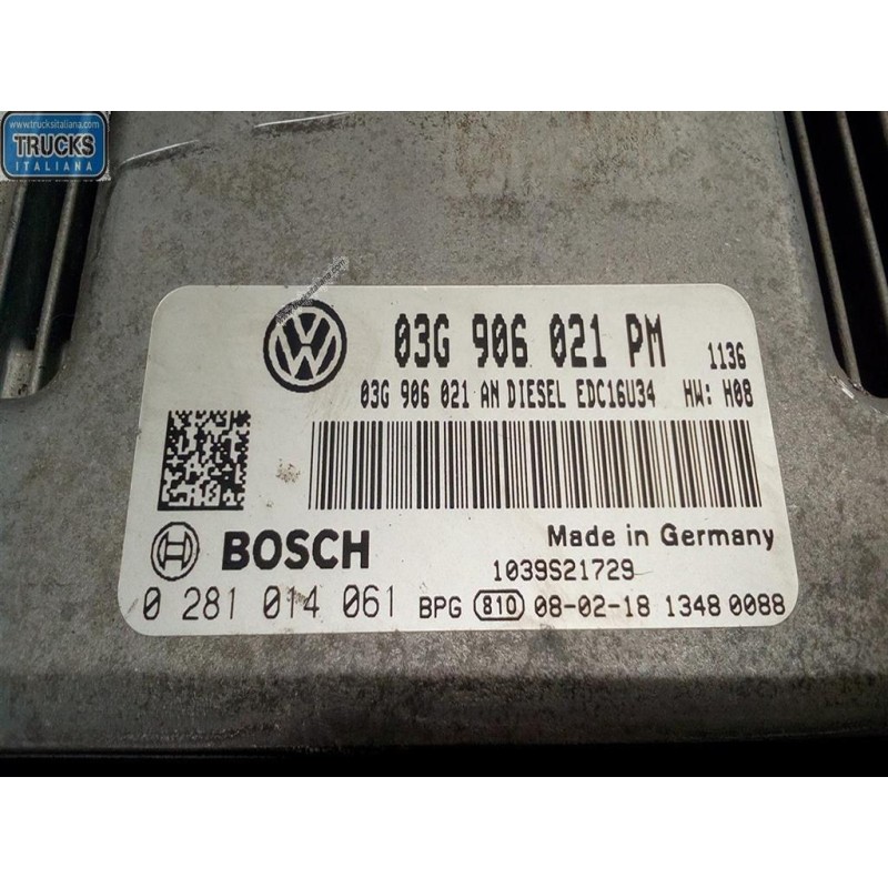 VOLKSWAGEN CENTRALINA MOTORE VOLKSWAGEN Golf 5 2003>2008 usato