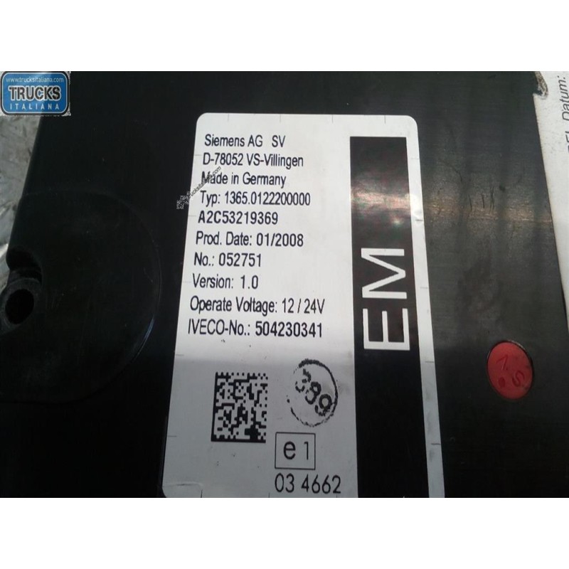 IVECO VARIOUS CONTROL UNITS E  IVECO Stralis 2007>2013 used