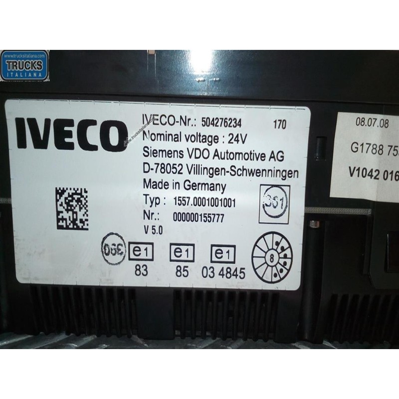 IVECO QUADRO STRUMENTI IVECO Stralis 2007>2013 usato