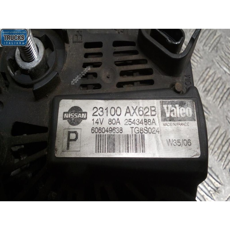 NISSAN ALTERNATORE NISSAN Micra 2005>2007 usato