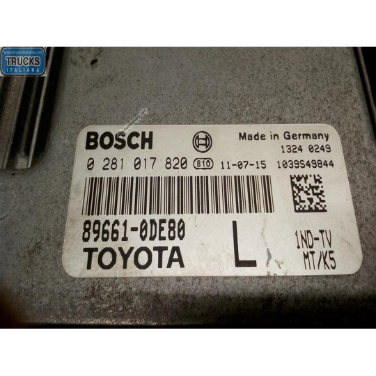 ENGINE UNIT TOYOTA Yaris 2011>2014 used