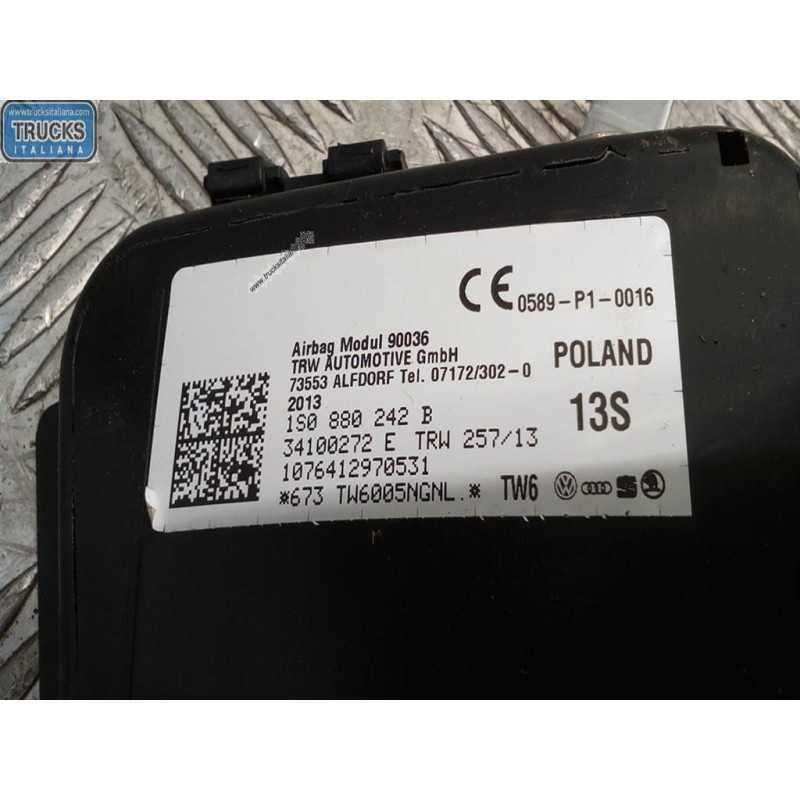 VOLKSWAGEN AIR BAG LATERALE DESTRO VOLKSWAGEN Up 2011>2016 usato