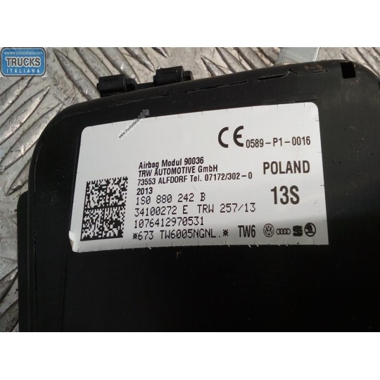 CURTAIN AIRBAG RIGHT  VOLKSWAGEN Up 2011>2016 used