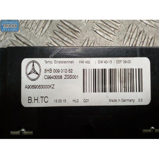 AC CONTROL UNIT MERCEDES-BENZ van Sprinter 2013>2018 used