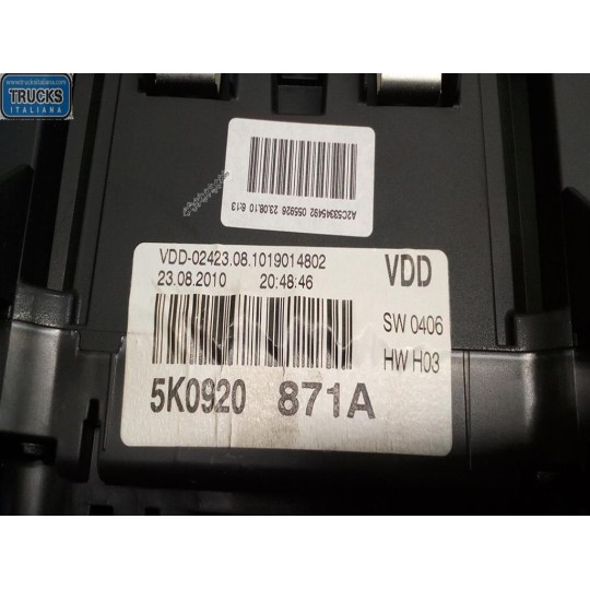 QUADRO STRUMENTI VOLKSWAGEN Golf 6 2008>2012 usato