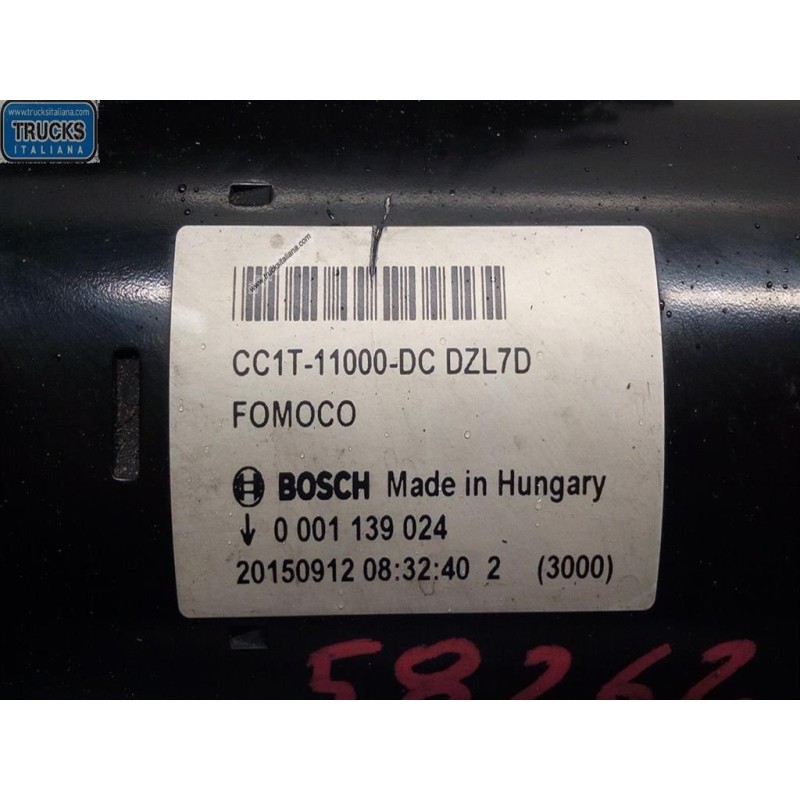 FORD van STARTER MOTOR FORD van Transit/Tourneo Custom 2012>2018 used