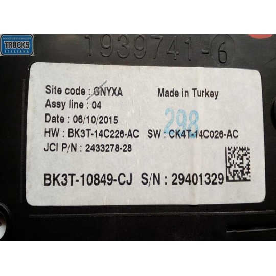 QUADRO STRUMENTI FORD van Transit/Tourneo Custom 2012>2018 usato