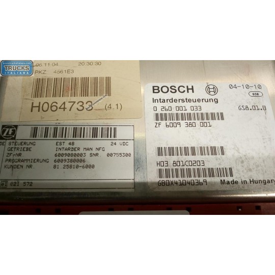 VARIOUS CONTROL UNITS A  MAN TG-A 2000>2007 used