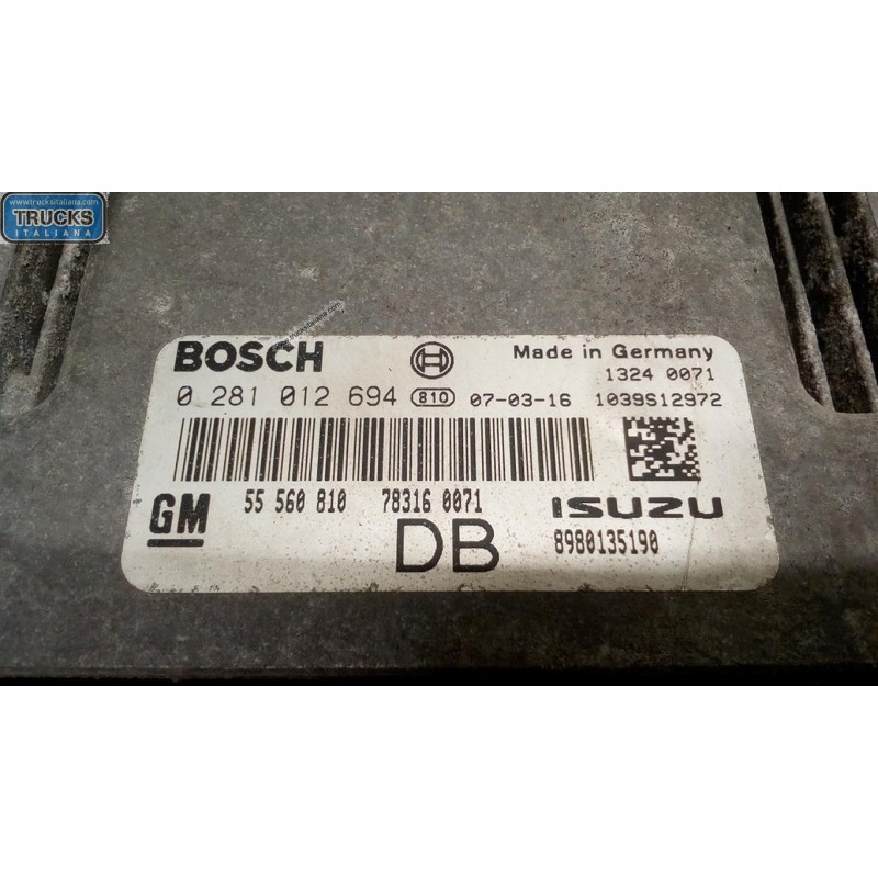 OPEL CENTRALINA MOTORE OPEL Astra H 2007>2010 usato