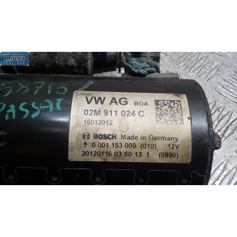 VOLKSWAGEN MOTORINO AVVIAMENTO VOLKSWAGEN Passat 2010>2014 usato