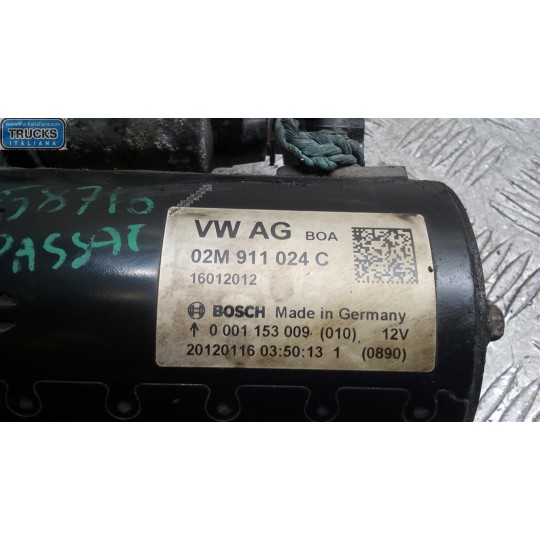 MOTORINO AVVIAMENTO VOLKSWAGEN Passat 2010>2014 usato