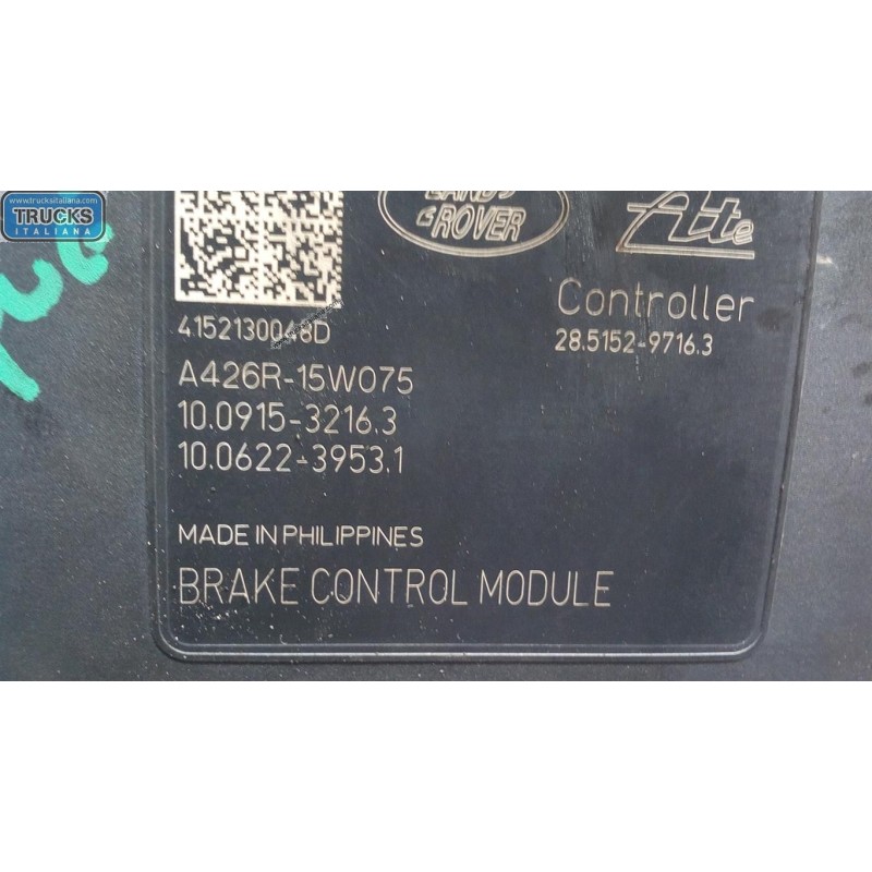 LAND ROVER ABS SYSTEM LAND ROVER Range Rover Evoque 2011>2015 used