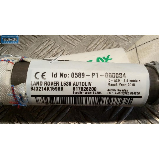 AIR BAG TETTO DESTRO LAND ROVER Range Rover Evoque 2011>2015 usato