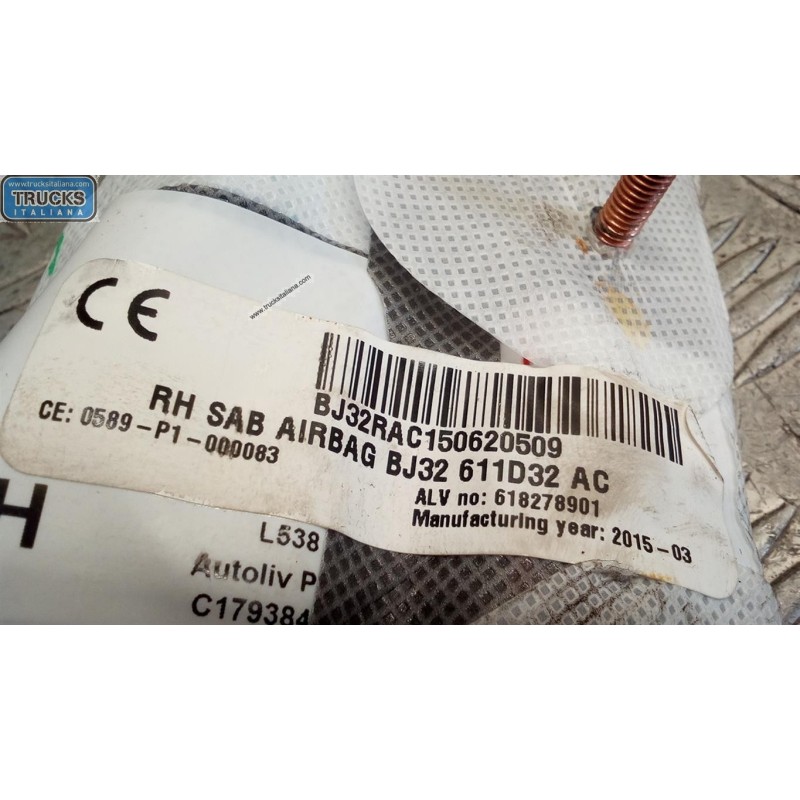 LAND ROVER CURTAIN AIRBAG RIGHT  LAND ROVER Range Rover Evoque 2011>2015 used