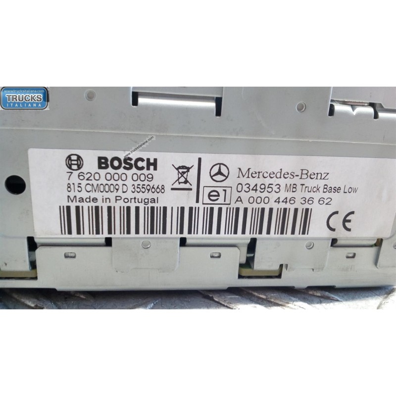 MERCEDES-BENZ truck CAR RADIO MERCEDES-BENZ truck Actros euro 5 2008>2013 used