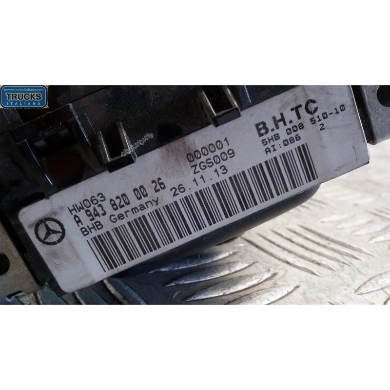 MERCEDES-BENZ truck CENTRALINA CLIMATIZZATORE MERCEDES-BENZ truck Actros euro 5 2008>2013 usato