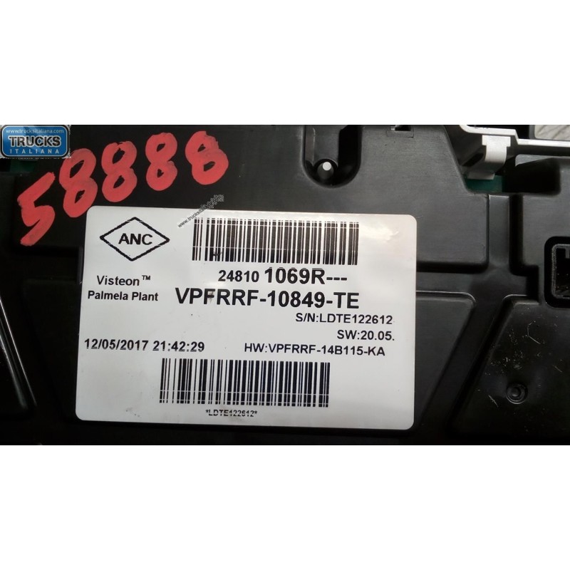 OPEL van QUADRO STRUMENTI OPEL van Vivaro B 2014> usato