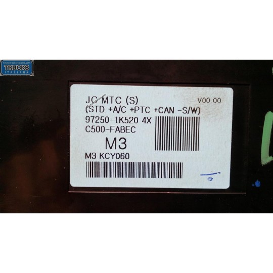 AC CONTROL UNIT HYUNDAI ix20 2010> used