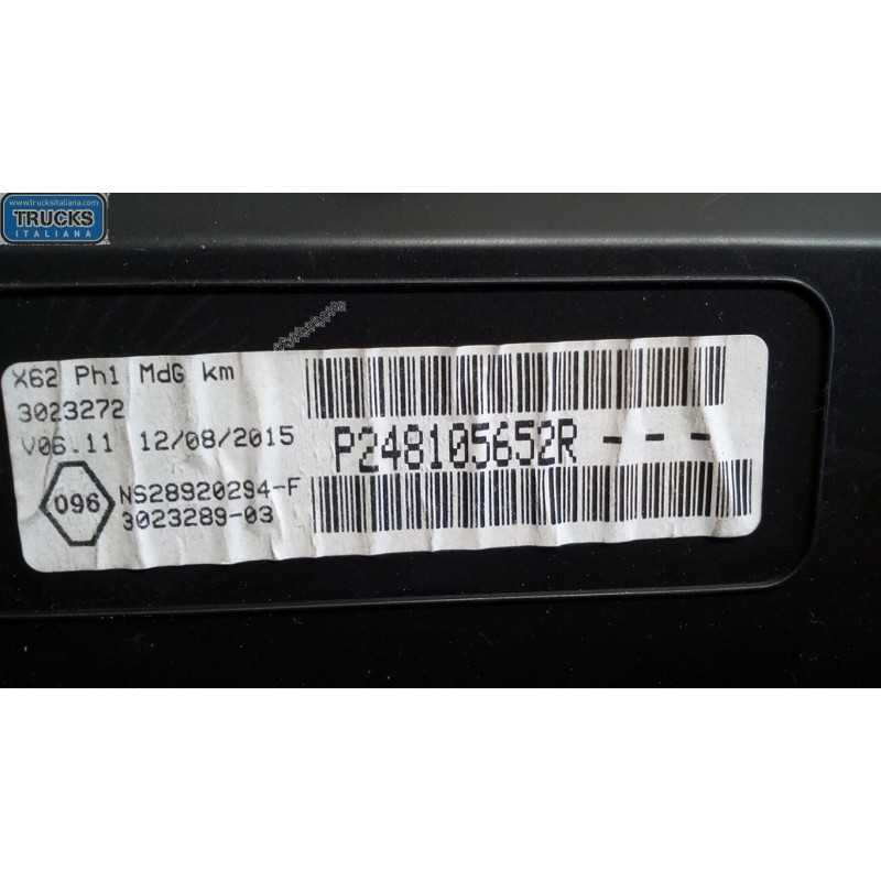 RENAULT van QUADRO STRUMENTI RENAULT van Master 2014>2019 usato