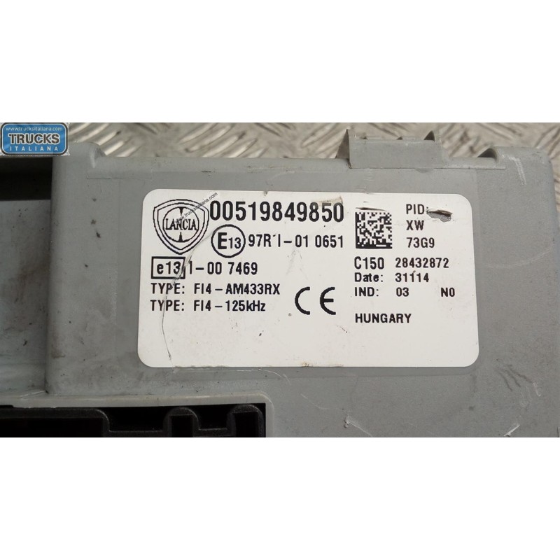 LANCIA ENGINE UNIT LANCIA Ypsilon 2011>2015 used