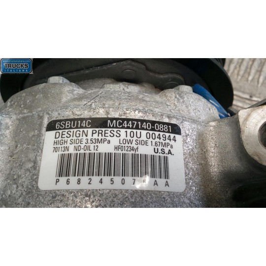 AIR CONDITIONER COMPRESSOR JEEP Compass 2017> used