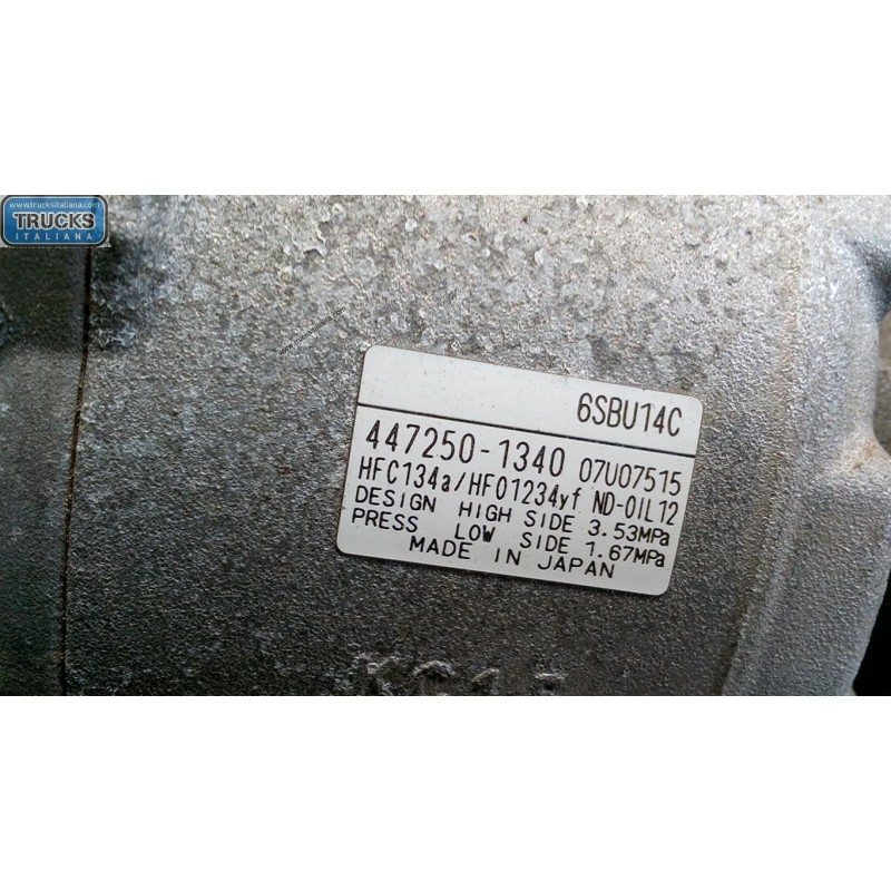 JEEP AIR CONDITIONER COMPRESSOR JEEP Compass 2017> used