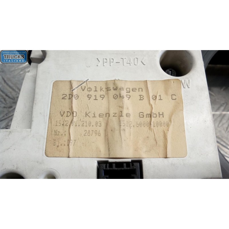 VOLKSWAGEN van INSTRUMENT PANEL VOLKSWAGEN van LT 1995> used