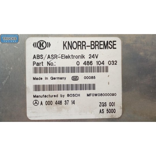 ABS CONTROL UNIT MERCEDES-BENZ truck Actros 1997>2003 used