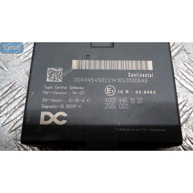 MERCEDES-BENZ truck VARIOUS CONTROL UNITS A  MERCEDES-BENZ truck Atego euro 6 2014> used