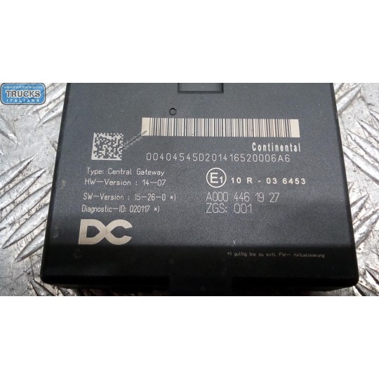 VARIOUS CONTROL UNITS A  MERCEDES-BENZ truck Atego euro 6 2014> used