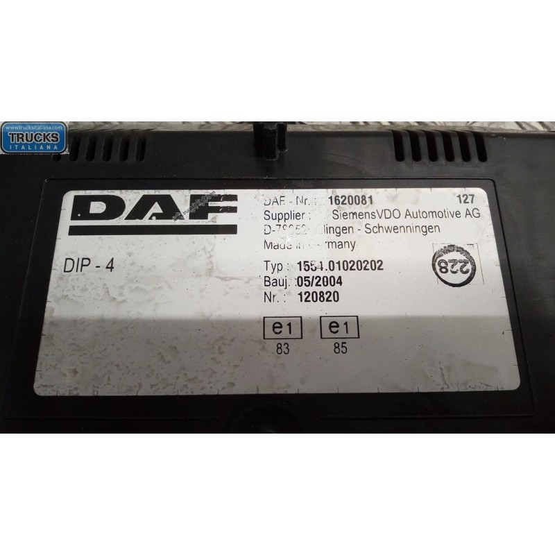 DAF QUADRO STRUMENTI DAF XF95 usato