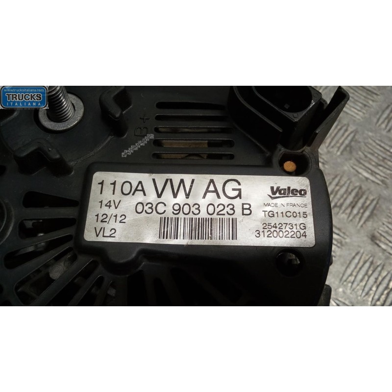 VOLKSWAGEN ALTERNATORE VOLKSWAGEN Polo 2009>2014 usato