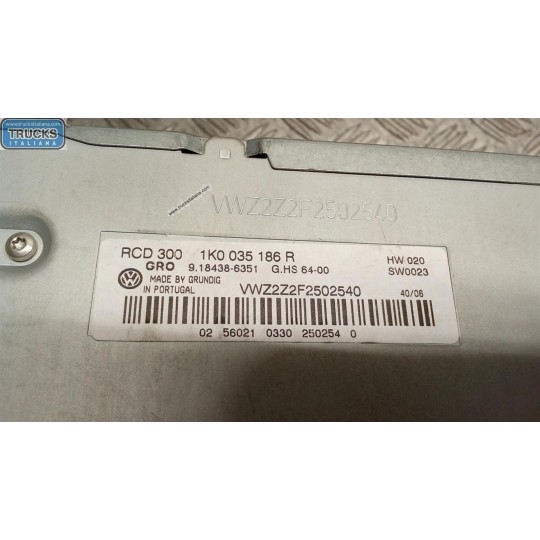 CAR RADIO VOLKSWAGEN Passat 2005>2010 used