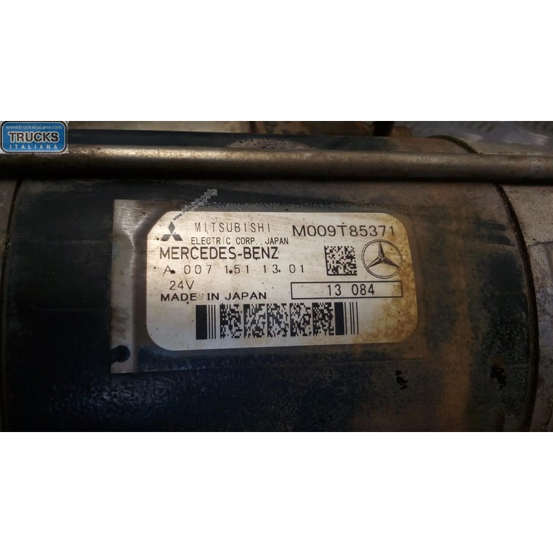 MERCEDES-BENZ truck STARTER MOTOR MERCEDES-BENZ truck Actros euro 6 2014>2021 used