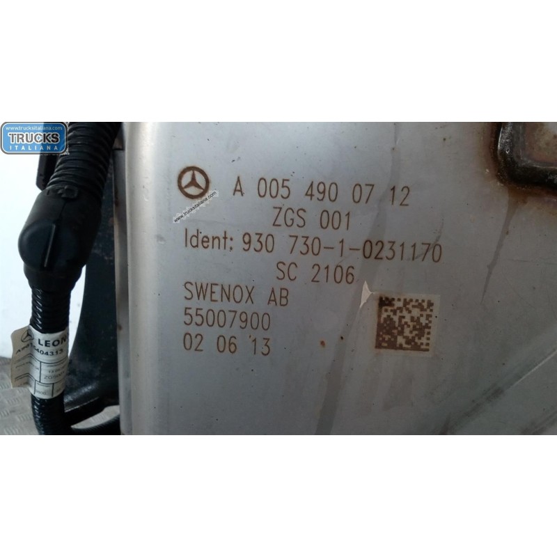 MERCEDES-BENZ truck MARMITTA MERCEDES-BENZ truck Actros euro 6 2014>2021 usato