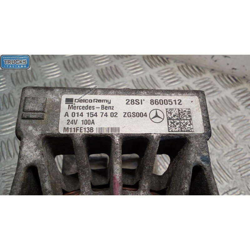 MERCEDES-BENZ truck ALTERNATORE MERCEDES-BENZ truck Actros euro 6 2014>2021 usato