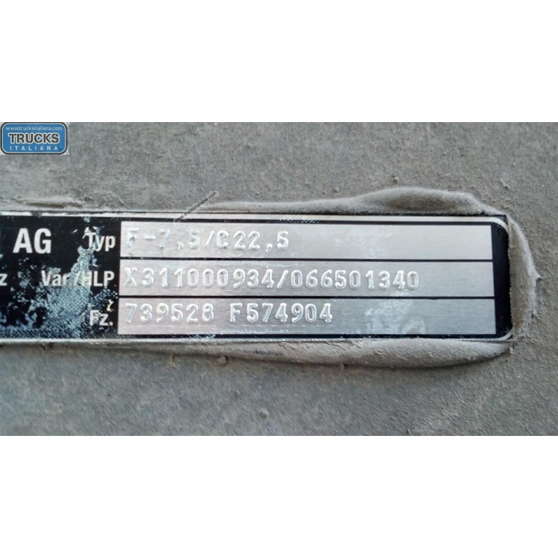 MERCEDES-BENZ truck FRONT DRIVE AXLE MERCEDES-BENZ truck Actros euro 6 2014>2021 used