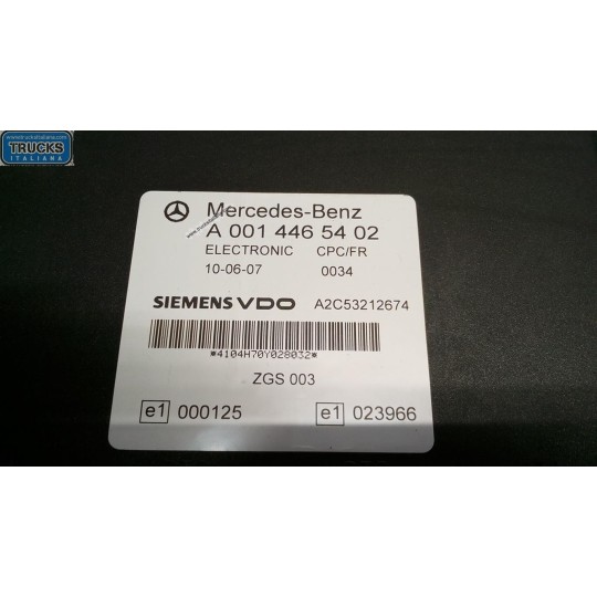 VARIOUS CONTROL UNIT C MERCEDES-BENZ truck Actros euro 5 2008>2013 used