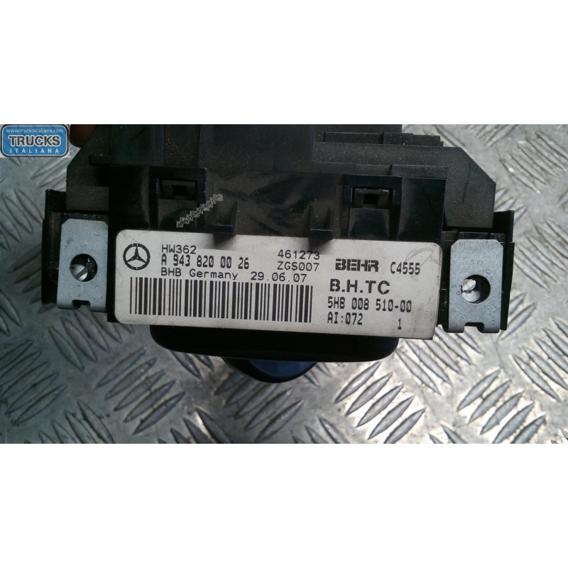 MERCEDES-BENZ truck AC CONTROL UNIT MERCEDES-BENZ truck Actros euro 5 2008>2013 used