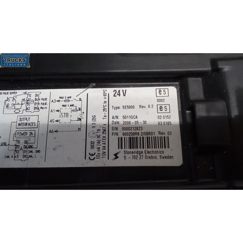 MERCEDES-BENZ truck TACHIGRAFO MERCEDES-BENZ truck Actros euro 5 2008>2013 usato