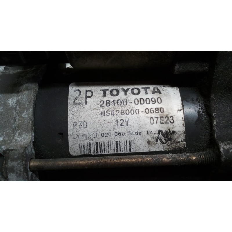 TOYOTA STARTER MOTOR TOYOTA Avensis 2003>2006 used