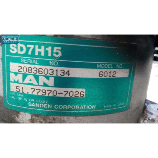 AIR CONDITIONER COMPRESSOR MAN TGL used