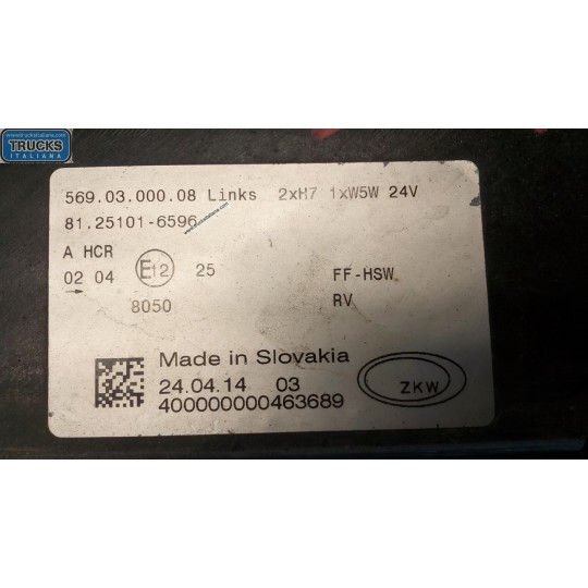 FARO ANTERIORE SINISTRO MAN TGL usato