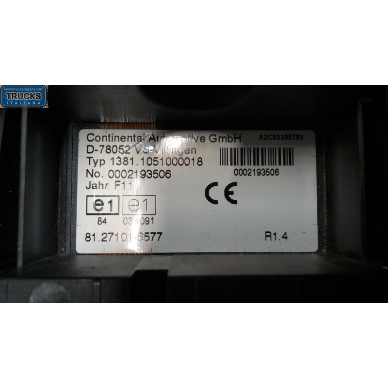 MAN TACHIGRAFO MAN TGL usato