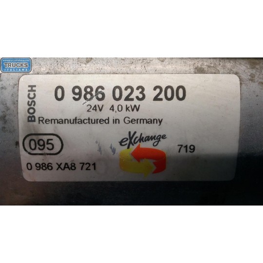 STARTER MOTOR MAN TGL used