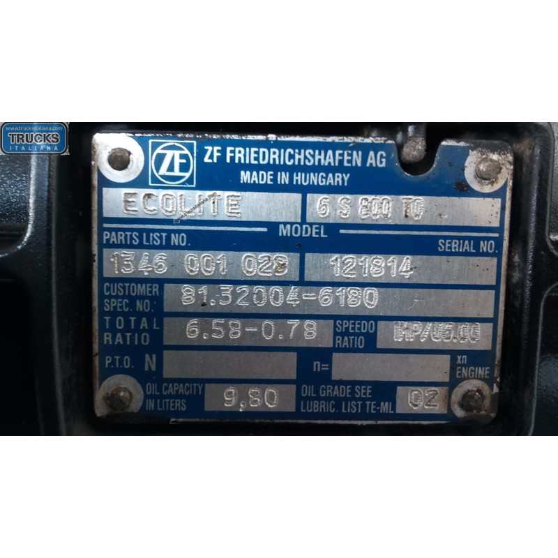 MAN GEARBOXES  MAN TGL used